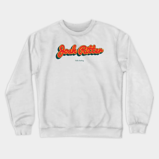 Josh Ritter Crewneck Sweatshirt by PowelCastStudio